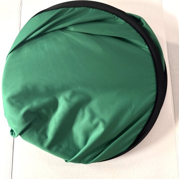 Unbranded Other - 59x39” Green Blue Screen Backdrop Collapsible Oval Background Studio Photo